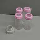 Matyz 4-PACK Breast Milk Collection And Storage Bottles (Pink, 8oz Each) - No BPA Breastmilk Storage Containers With Lids - Pumping Storage Bottles For Philips Avent Medela Spectra Breast Pumps