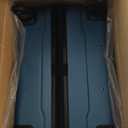 Samsonite Omni PC Hardside Expandable Luggage with Spinner Wheels, Teal, Checked-Large 28-Inch