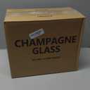 UMI UMIZILI Classic Champagne Flutes, Set of 12, 6 Oz Premium Stemmed Champagne Glasses, Sparkling Wine Glass, Crystal Clear