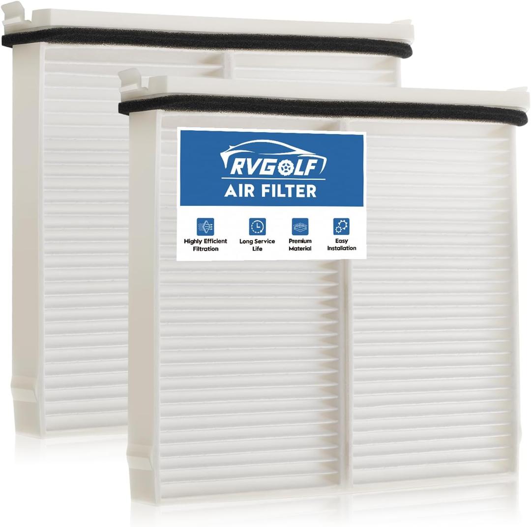 2-Pcs Cabin Air Filter for 2024 2025 2026 Mazda CX-90 CX90, 2025 2026 CX-70 CX70 Cabin Filter With Activated Carbon Car Replacement for KR9P-61-J6X AC Filter Automotive Accessories