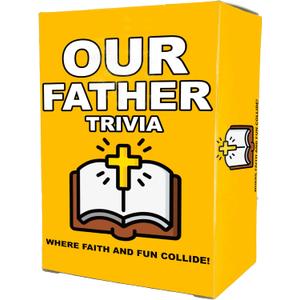 Our Father Bible Trivia Game – Christian Fun for Everyone, Teens & Groups - Perfect for Sunday School, Bible Study, or Christian Game Nights - Faith-Based Educational Fun