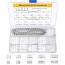 460 Pcs JST-XH 2.54mm Connector Kit, 2.54mm Male and Female 2/3/4/5/6 Pin Header Housing Connector Adapter Plug, JST-XH Terminal Wires Cables Socket Connectors Kit