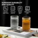 Elixir Highball Glasses Set of 4 - Durable Quality & Dishwasher Safe Tall Drinking Glasses - High Ball for Water Cocktails and Mixed Drinks - Crystal Clear Glass - Bar Glassware