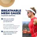 4 x Mens Nipple Tape 180 120 60Pcs Sticky Clear Pads Invisible Chest Cover Support for Running, Sports, and Everyday Use (Beige)