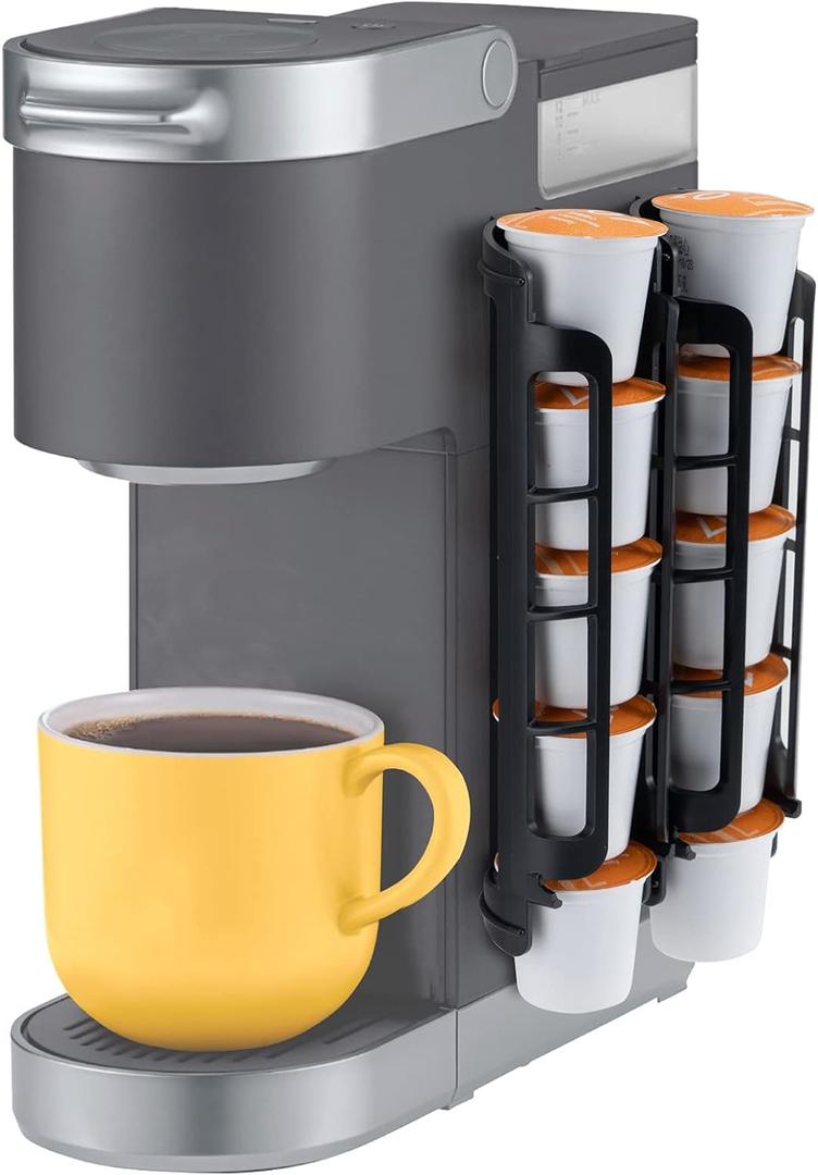 STORAGENIE K Cup Holders, Coffee Pod Holders for Keurig, Kcup Holders, Space Saving K pod Storage | Organizer, Perfect for Counters Small Space, 2 pack