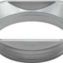 Square to Round Duct Flange Connector 10 Inch, Metal Duct Connector Flange, 10 Inch Duct Connector for Ventilation & AC Systems