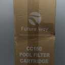 Future Way CC150 Pool Filter Cartridge Replacement for Pentair Clean & Clear 150, Replace Pleatco PAP150, Pentair R173216, Unicel C-9415, 150 sq.ft