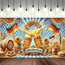71x43 inch Oktoberfest Banner German October Fest Themed Party Backdrop Banner Indoor Outdoor Hanging Backdrop Decorations for Oktoberfest Decoration German Bavarian Beer