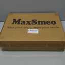 MaxSmeo Nightstand, Mid Century Modern Side Table Bedroom with Storage, Small End Bedside Table with Solid Wood Legs for Living Room, Office Small Spaces (Rustic Walnut)