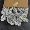 Snow Pine Garland Flocked Christmas Garland for Staircase Snowy Christmas Decorations Long Branches Pine Garland with Snow