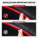 Automotive Alloy Wheel Rim Protector - Covering The Entire Rim of The Wheel hub - Strips for Curb Rash Prevention - Set of 4 Rim Protector Easy to Install(22'',Silver)