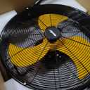 18" Brushless Cordless Floor Fan Compatible with Dewalt 20V Max Battery | 2500CFM Quiet Industrial Fan with AC Adapter, 5 Speeds 360Tilt Portable Metal Shop Fan for Garage Jobsite Camping(Tool Only), 18in