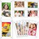 Remerry 48 Pcs Acrylic Magnetic Photo Frame Mini Picture Frame Double Sided Clear Fridge Magnetic Display for Film Photos Cards Stamp Gift for Family Friend Christmas (2.36 x 3.5 Inch)