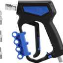 RIDGE WASHER Pressure Washer Gun Swivel, Power Washer Gun 5000 PSI with 1/4" Quick Connector, 12 GPM, 3603/8 NPT Thread, M22-14mm and M22-15mm Fitting