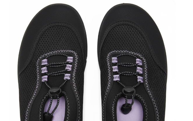 EVEREST WATERSOCK BLK/LAV,Size 11