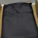 sancua 2 Pack Black Tablecloth 60 x 102 Inch, Rectangle 6 Feet Table Cloth - Stain and Wrinkle Resistant Washable Polyester Table Cover for Dining Tables, Buffet Parties and Camping