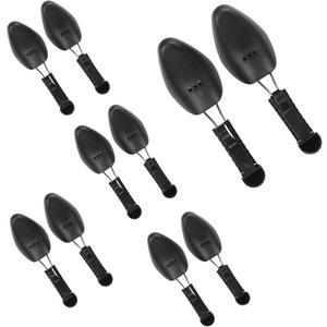 WAJJ 5 Pairs Practical Adjustable Length Women Shoe Tree Stretcher Holder Shaper Support(Black)