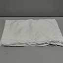 DEZENE Lumbar Pillow Covers 12x20 Ivory White (No Inserts) : Pack of 2 Cozy Soft Velvet Rectangular Modern Luxury Decorative Throw Pillow Cases for Sofa Couch Living Room Bed Home Decor