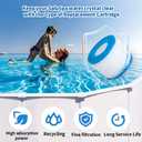 Type VI Cartridge Hot Tub Spa Filter Replacement Compatible with Lay-Z-Spa Coleman SaluSpa 90352E 58323 90427, Inflatable Hot Tub,Swimming Pool Pump Filter, 4 Pack