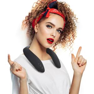 Neckband Speaker, Wireless Wearable Speaker True 3D Stereo HiFi Sound, Portable Personal Body Speakers with 24H Playtime, for Home, Office, and Outdoors