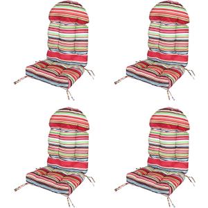 Adirondack Chair Cushions Set of 4, Rocking Chair Cushions High Back, Thickened Patio Chair pad for Indoor and Outdoor, 44''L x 19''W x 4''H