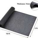 tonchean Commercial Grade Entrance Mat 3x10Ft Heavy Duty PVC Non-Slip Door Floor Mat, Indoor Outdoor Runner Rugs, Brush Step Entrance Mats for Corridor, Kitchen, Home, High Traffic Area, Grey