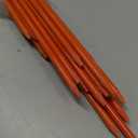 Driveway Markers with Reflective Tape 20 Pcs 48 Inch Solid Fiberglass Pole Snow Stakes for Parking Lots, Walkways, Ski Slopes Road (5/16 Inch Diameter)