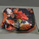 Jekeno Autumn Fall Maple Leaves Blanket Gifts for Women Kids Girls Thanksgiving Day Halloween Home Bedroom Living Room Decor Soft Cozy Lightweight Plush Throw Blankets Black 60"x80" (Leaf-543)