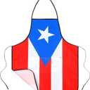 10 Pcs Puerto Rico Flag Aprons, Puerto Rican Souvenirs with Pockets