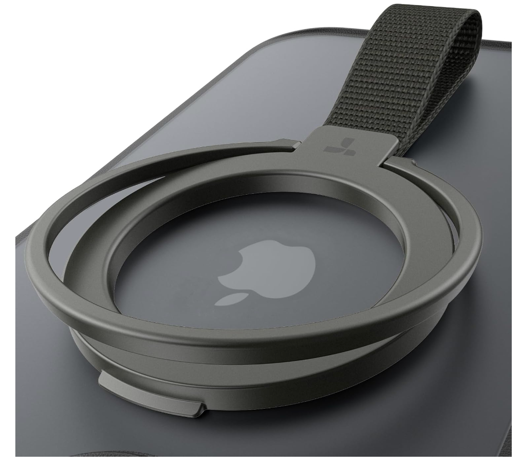 TORRAS 2025 Upgrade (Gen 6.0) Magnetic Phone Grip Holder Kickstand with Braided Strap, Fit for MagSafe Ring Removable, for iPhone 17 16,15, 14, 13 12 Pro/Max Samsung Galaxy, Google, Bronze Black