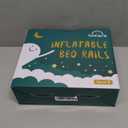 LUMARA Inflatable Bed Rail for Toddlers 2 Pack - Portable Travel Bed Bumpers for Kids Fits Twin Full Queen King Size Beds - Non-Slip Safety Guard Rails