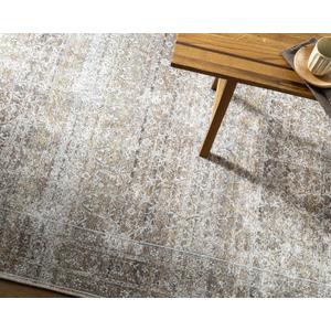 Livabliss x Our PNW Home Rainier Updated Traditional Washable Area Rug, 3'3" x 4'11", Taupe