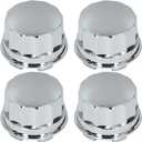 4Pcs ATV Tire Wheel Hub Cap, Dust Center Hub Cap Covers Compatible with 8Inch 10inch 12inch 14inch Alloy Wheels ATV Quad