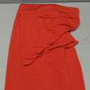 FOLINS&HOME Red 6ft Fitted Rectangle Tablecloth with Elastic, Water Resistant Washable Spandex Table Cover for 6 Foot Folding Tables, Stretch Table Cloth for Weddings, Banquets, Parties