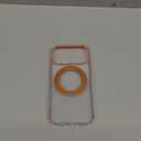 TORRAS 360 Magnetic Stand for iPhone 17 Pro Max Case, [Fit for MagSafe] [4X Military-Grade Protection] Slim Case for iPhone 17 Pro Max 6.9" 2025, Clear-Orange, Ostand O3 Fitness Series