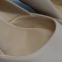 Rilista Women's Slingback Kitten Heels Closed Pointed Toe Wedding Party Dress Pumps Shoes, Size -6,5
