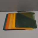Plastic Binder Dividers with One Front Pocket and Tab Binder Divider for 3 Ring Binder, Multicolor, 10 Pack