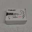 morvally Short Straight Bob Wig Heat Resistant Hair with Blunt Bangs Natural Looking Cosplay Costume Daily Wigs (14", 2# Black)