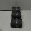 4 Pack Non-Slip Furniture Rail Pads for Recliners,Sofa,couches.Rubber Recliner Chair Floor Protectors,Pads to Keep Furniture from Sliding for Hardwood, Carpet, Marble Floor. 30.5''x3.9'' (Black)