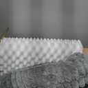 Bedsure ComfyFleece Orthopedic Dog Beds Large Sized Dog, Waterproof Memory Foam Pet Couch Sofa with Sides, Non-Slip Bottom and Egg-Crate Foam Large Pet Bed with Washable Corduroy Cover, Grey (35.0"L x 25.0"W x 7"Th)