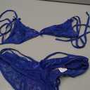 Avidlove Lingerie Lace Babydoll 2 Piece Sexy Bra and Panty Sets (Sky Blue), XL