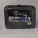 NianEr Luxury Soft Silky Smooth Summer Lightweight Cooling Bed Comforter Blanket for Hot Sleepers Night Sweats Thin Cute Cool, King, Black