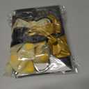 2 x Happy Birthday Decorations Banner and Balloons, Happy Birthday Banner Sign Party Supplies Hanging Decorations Black Gold