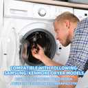 DC67-00180B Dryer Blower Wheel Fan Replacement Compatible for Samsung Dryers DC67-00180A,PD00002104,2310018,AP5324177,PS4212790,EAP4212790