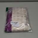 jinchan Boho Valance with Tassels Linen Kitchen Valance Curtain for Windows 18 Inch Beige Farmhouse Rustic Small Window Treatment for Living Room Laundry RV Light Filtering Back Tab 1 Panel Crude