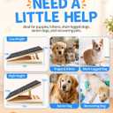 6 Pack Upgraded Dog Ramps for Stairs, Adjustable Portable Pet Steps