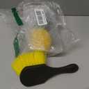 Nonslip Handle Car Carpet Scrubbing Brush Cleaner Black Yellow 8.1" Length