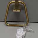 Brushed Gold Towel Ring for Bathroom, Kitchen Bath Towel Holder Hangers Wall Mount Heavy Duty Stainless Steel (1 pack)
