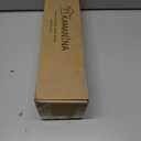 KAMANINA Black Curtain Rods for Windows 72 to 144 Inches (6-12ft), 1 Inch Heavy Duty Curtain Rod 32 to 144, Long Decorative Single Drapery Rods, Twisted Cage End