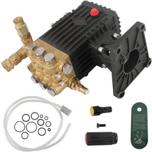 findmall Pressure Washer Pump 4400 PSI, 4.0 GPM, 1 Shaft Horizontal